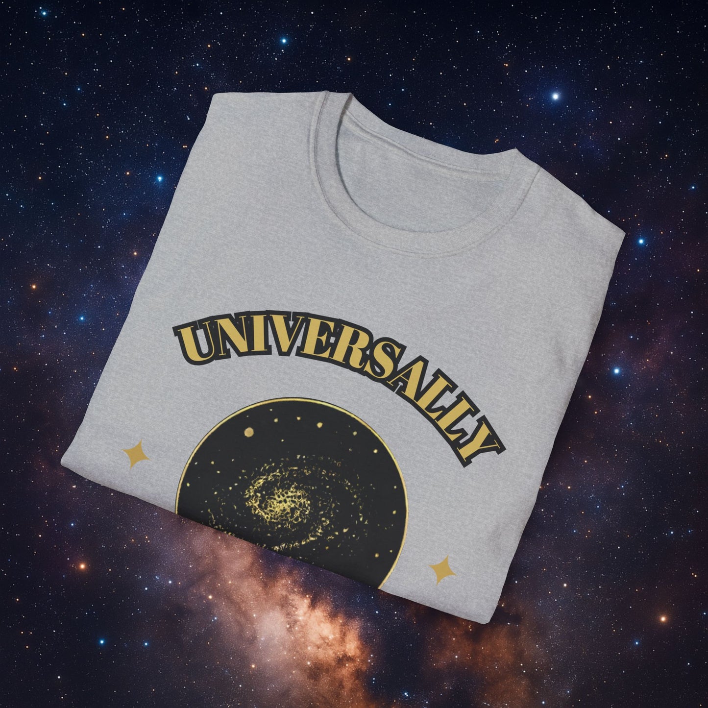 Universe Aligned Unisex Softstyle T-Shirt - Cosmic Graphic Tee for Star Gazers