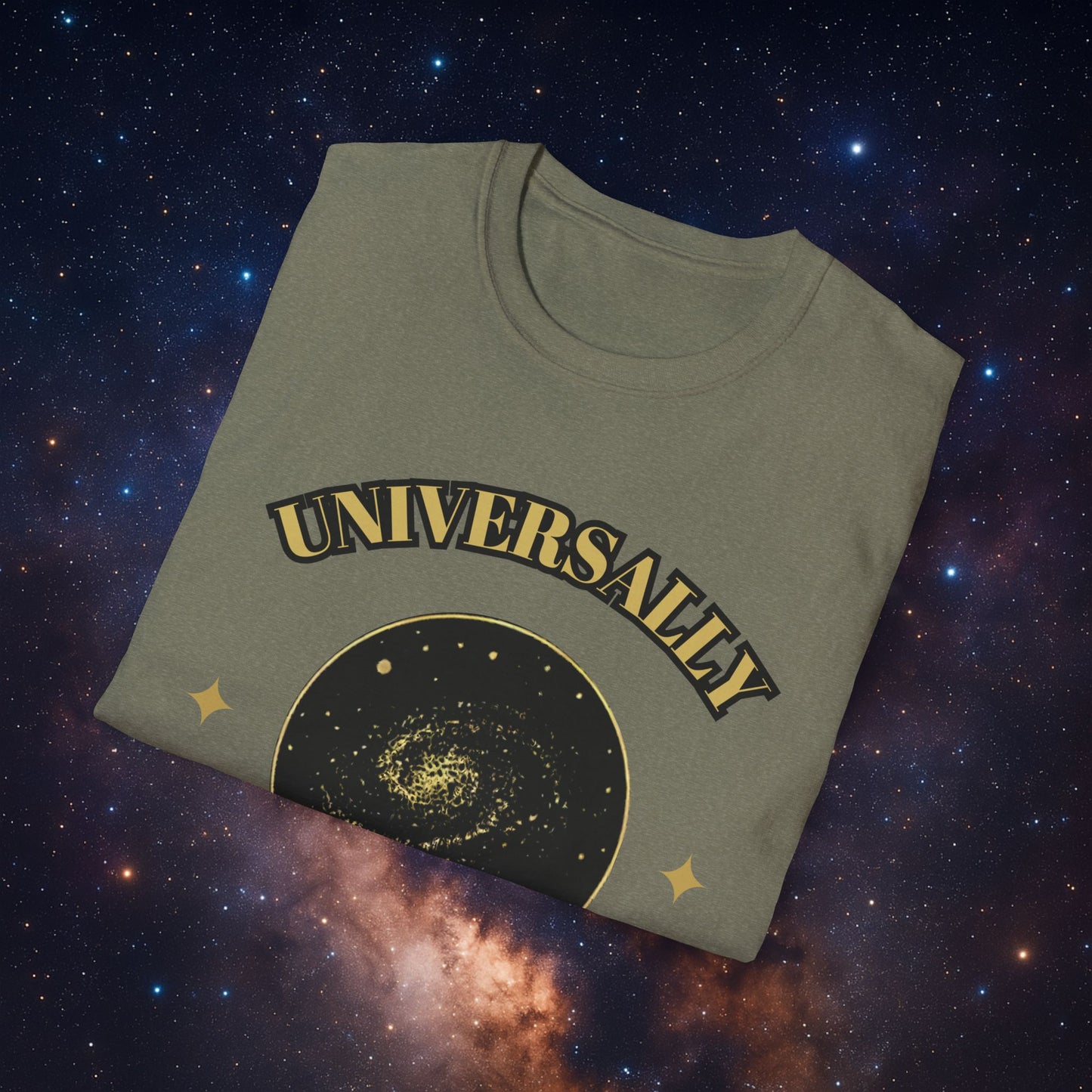 Universe Aligned Unisex Softstyle T-Shirt - Cosmic Graphic Tee for Star Gazers