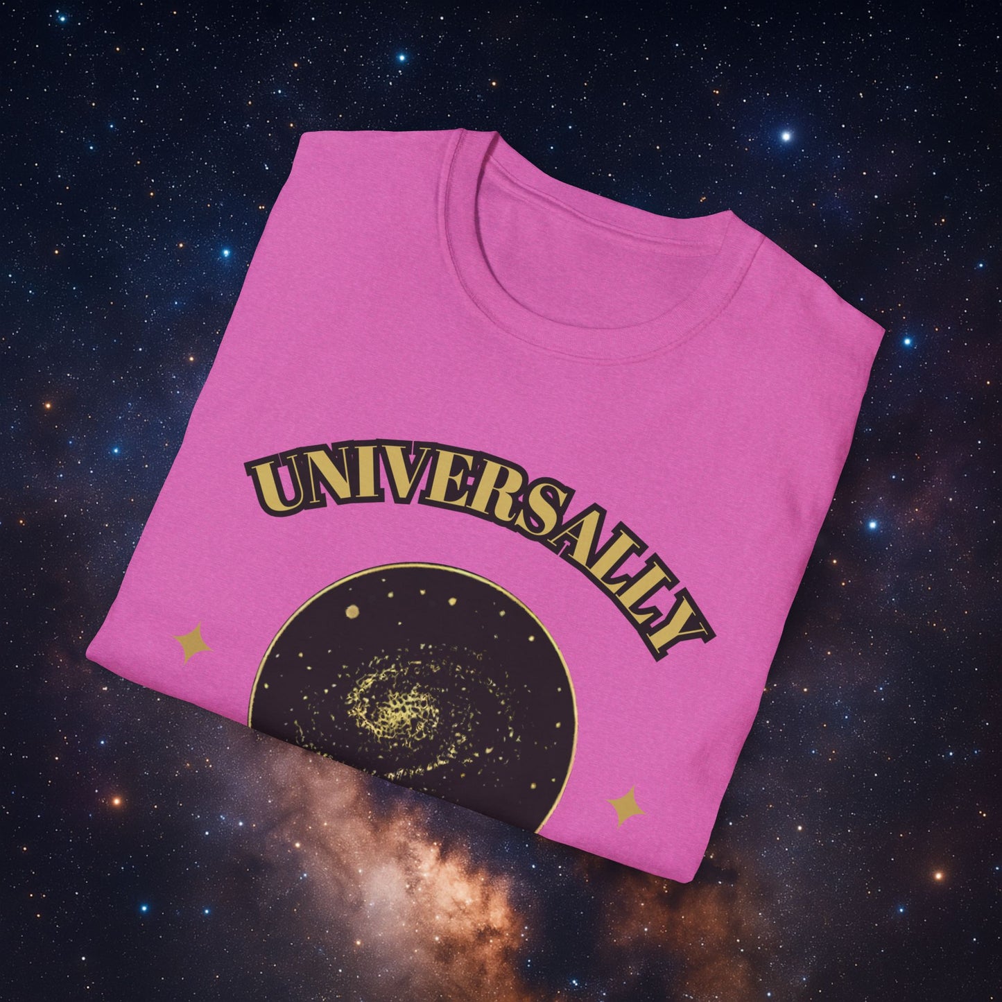 Universe Aligned Unisex Softstyle T-Shirt - Cosmic Graphic Tee for Star Gazers