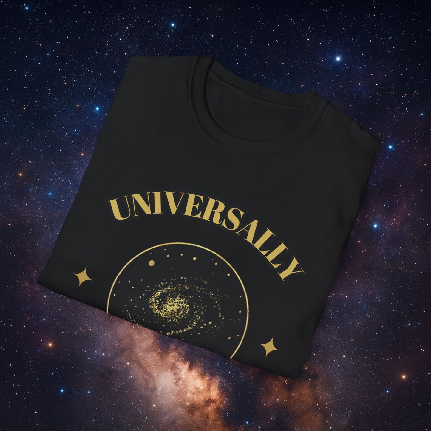 Universe Aligned Unisex Softstyle T-Shirt - Cosmic Graphic Tee for Star Gazers