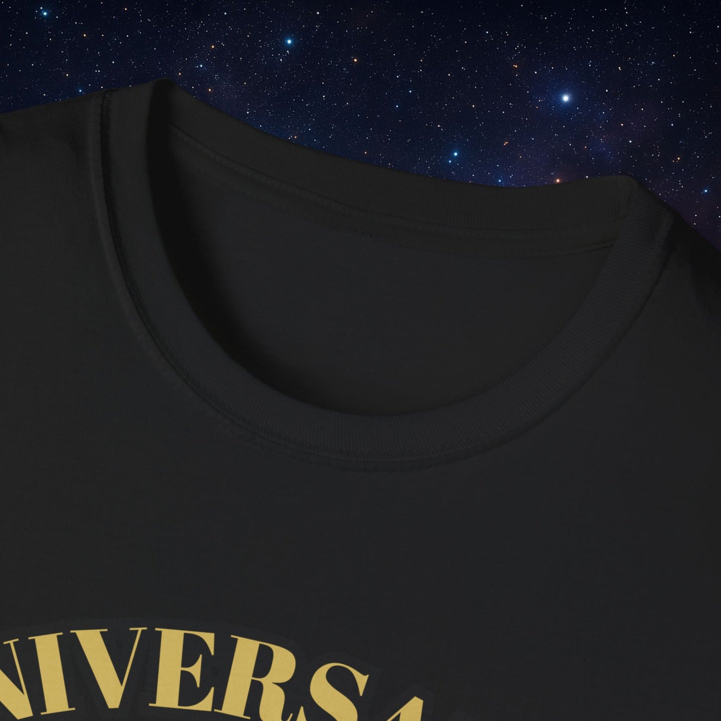 Universe Aligned Unisex Softstyle T-Shirt - Cosmic Graphic Tee for Star Gazers