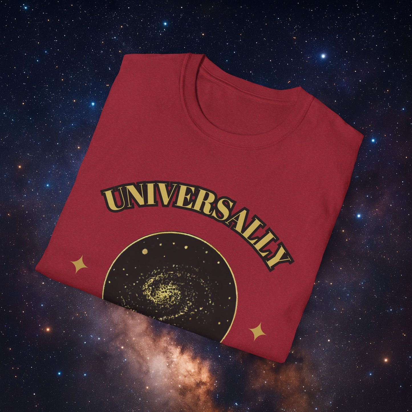 Universe Aligned Unisex Softstyle T-Shirt - Cosmic Graphic Tee for Star Gazers