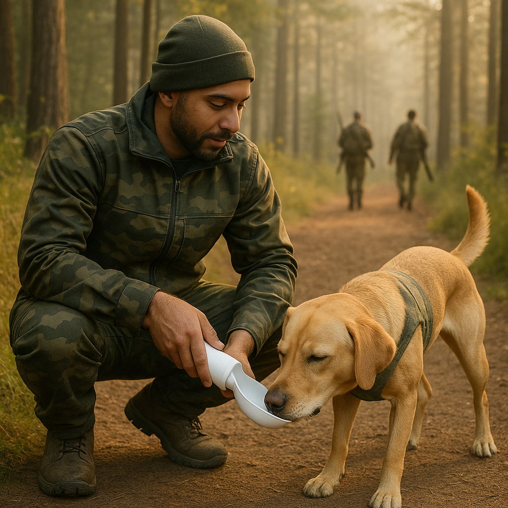 Dog Water Bottle Portable 25oz/750ml Travel Dog Water Bottle with Collapsible Dog Bowls Large Lightweight & Leak Proof Silicone Dog Drinking Water Bowl-Ideal for Walking Hiking Travel Road Trips