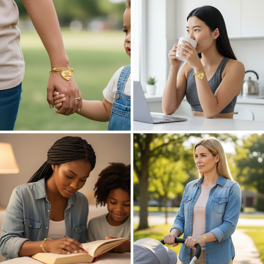 "Strong Like a Mother", Charm Bangle