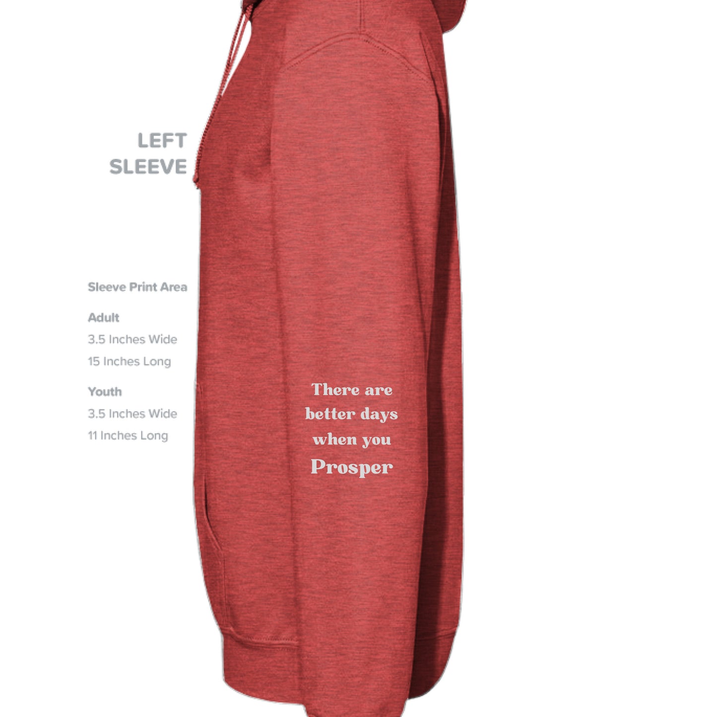 VINTAGE HTH RED - SLEEVE_LEFT